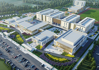 Student working in class